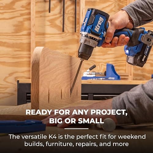 Kreg Pocket Hole Jig K4, Woodworking Tool, Durable & Convenient | Adjustable, Versatile Jig for Strong Joints in material from 1/2" to 1-1/2", Create Perfect, Rock-Solid Joints thumbnail 7