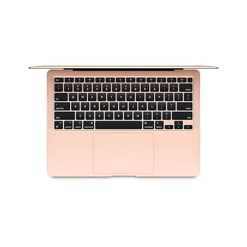 2020 Apple MacBook Air Laptop: Apple M1 Chip, 13” Retina Display, 8GB RAM, 256GB SSD Storage, Backlit Keyboard, FaceTime HD Camera, Touch ID. Works with iPhone/iPad; Gold thumbnail 2