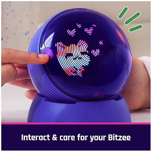 BITZEE, Hamster Ball Interactive Toy Hamster with Over 20 Hamsters Inside, Rolls & Reacts to Touch, Digital Pet Gifts & Stocking Stuffers for Kids thumbnail 4