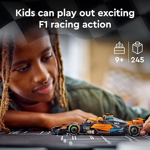 LEGO Speed Champions 2023 McLaren Formula 1 Race Car Toy for Play and Display, Buildable McLaren Toy Set for Kids, F1 Toy Gift Idea for Boys and Girls Ages 9 and Up who Enjoy Independent Play, 76919 thumbnail 3
