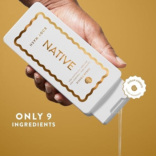 Native Body Wash, Holiday Edition, Sugar Cookie Scent, Contains Naturally Derived Ingredients | For Women & Men, Sulfate, Paraben, & Dye Free Leaving Skin Soft and Hydrated | 18 oz thumbnail 4