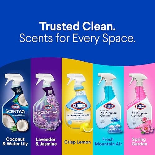 Clorox Disinfecting All-Purpose Cleaner, 32 fl. Oz., and Bathroom Cleaner, Bleach Free, Household Essentials, Cleans Dirt and Grime Off Most Surfaces and Countertops, 32 fl. oz. thumbnail 9