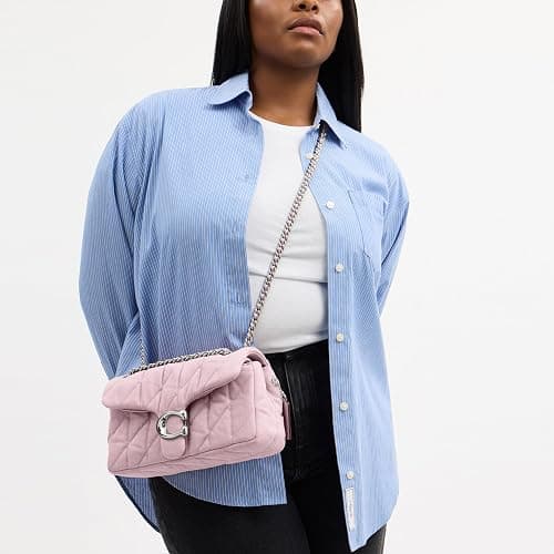 COACH Quilted Colored Dye Denim Tabby Shoulder Bag 26 thumbnail 5