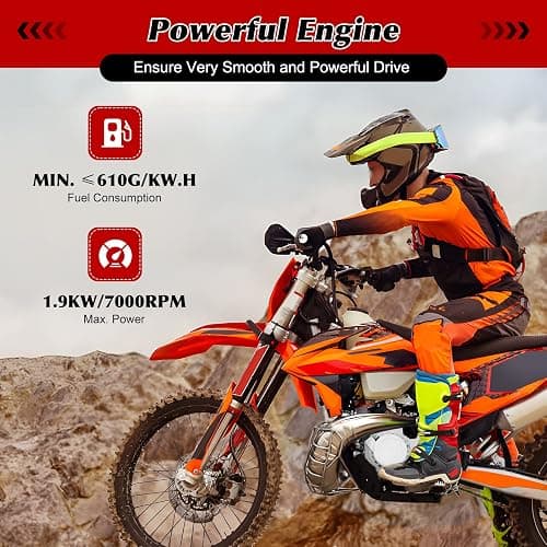 49CC 2-Stroke Bicycle Engine Kit - 1.9KW/3HP Motor with 0.32gal Tank for DIY Bike Conversion (Max 48km/h, Fits Beach Cruisers & Mountain Bikes) thumbnail 3