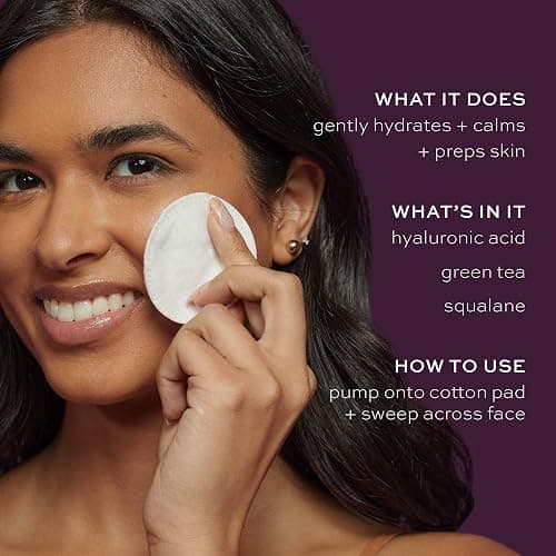 ITK Skincare Glowy Skin 3-Step Routine - Hyaluronic Acid + Niacinamide Serum, Squalane Milky Toner, Deep Moisture Ceramide Face Cream Moisturizer - Makeup Prep Skincare for Glowing Hydrated Skin thumbnail 5