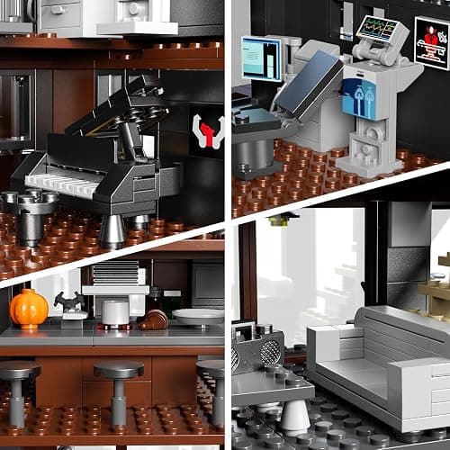 House Building Set Compatible with Lego Architecture Blocks Romance Films Fans House Creative Present for Adult Halloween Christmas Valentine (864 Pcs) thumbnail 4