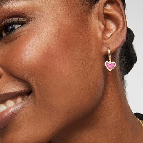 Kendra Scott Ari Heart Huggie Earrings for Women, Fashion Jewelry thumbnail 2