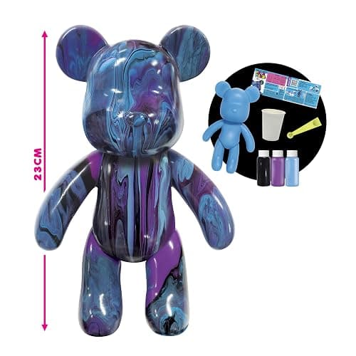 Silverlit - pour Palz – Kit Créatif Peinture Néon – Figurine Animal 20 cm – Peinture Marbrée – Dès 5 Ans thumbnail 2