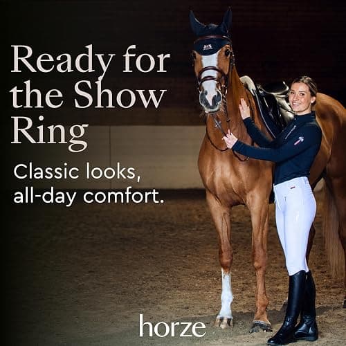 HORZE Rover Tall Field Riding Boots for Women, Rider Equestrian Boots | English Riding Boots for Women, Breathable Mesh Lining, YKK Zipper, Soft Synthetic Leather, Comfortable All-Day Riding Sole thumbnail 3