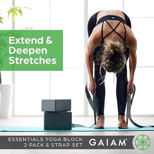 Gaiam Yoga Block - Supportive Latex-Free Eva Foam - Soft Non-Slip Surface with Beveled Edges for Yoga, Pilates, Meditation - Yoga Accessories for Stability, Balance, Deepen Stretches thumbnail 6