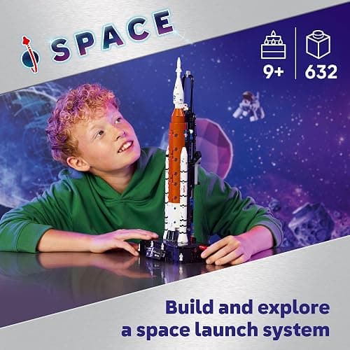 LEGO Technic NASA Artemis Space Launch System Rocket Building Toy for Boys & Girls - STEM Learning & Space Toy W/3-Stage Launch Function for Kids, Ages 9+ - Idea for Birthdays - 42221 thumbnail 2