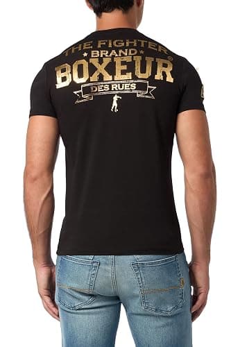 BOXEUR DES RUES T-Shirt Iconica Nera e Oro thumbnail 4