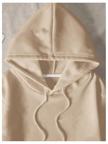 RoseSeek Women's Letter Print Hoodies Oversized Sweatshirt Long Sleeve Tops Pullover Pocketed Streetwear Women Outfits thumbnail 6