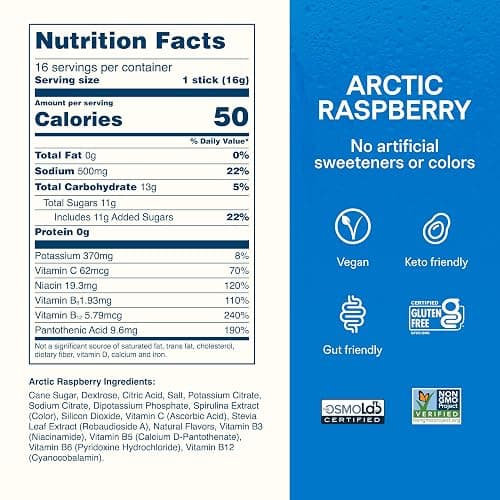 Liquid I.V. Hydration Electrolytes, Spider-Man Arctic Raspberry, 16 Count thumbnail 7
