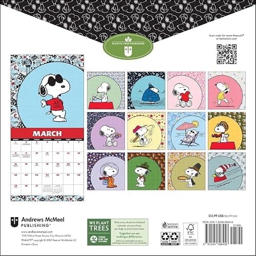 Peanuts®: Snoopy 2026 Wall Calendar thumbnail 2