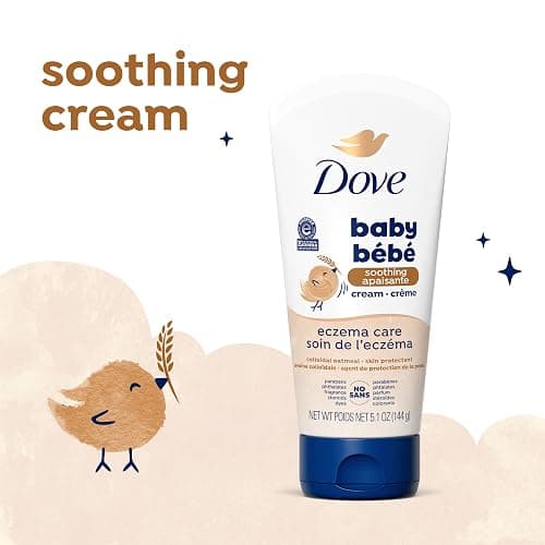 Baby Dove Soothing Cream Baby Lotion 3 Count Eczema Care For Delicate Baby Skin No Artificial Perfume or Color, Paraben Free 5.1 oz thumbnail 5
