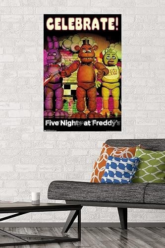 Trends International Five Nights At Freddys Celebrate Wall Poster 22.375" x 34" thumbnail 2