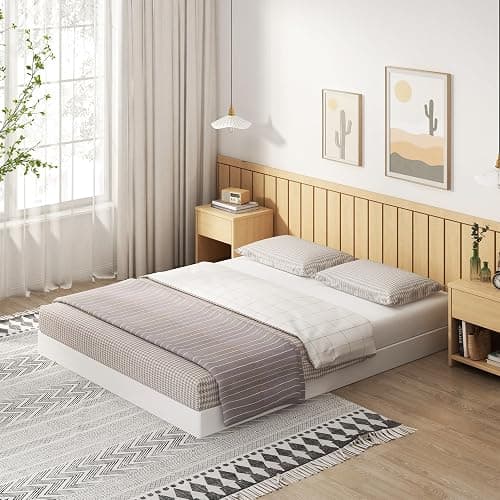 EMODA 5 Inch Box Spring Queen Size Bed Base, Heavy Duty Metal Queen Mattress Foundation with Fabric Cover, Easy Assembly, Black thumbnail 4