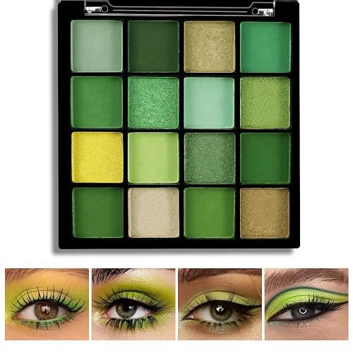 Boobeen Colorful Eyeshadow Palette Makeup-16 Colors, Matte and Glitter Eyeshadow, Bright Eyeshadow palettes, Blendable, Easy to Build Dramatic Glamour Looks thumbnail 3