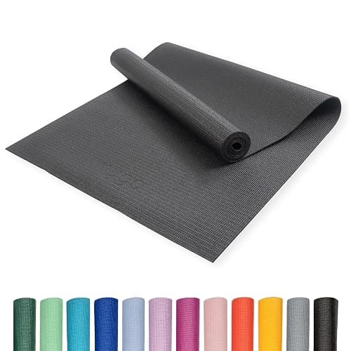 Myga Yoga Mat with Carry Strap – Non-Slip, Lightweight & Durable Exercise Mat for Yoga, Pilates & Fitness – Sweat-Resistant & Easy to Clean – 173cm x 61cm x 4mm - Choice of Colour - Image 1
