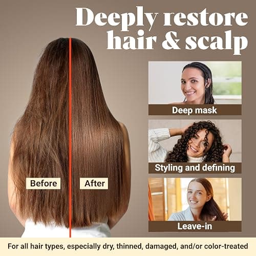 Vital Strands 100% Organic Raw Batana Oil for Hair Growth – Strengthens Hair, Reduces Breakage, Enhances Shine – Pure, Non-Greasy – No Silicones, Sulfates, or Parabens – All Hair Types – 2oz Glass Jar thumbnail 5