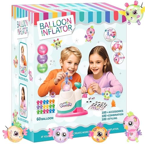 Kenvc DIY Balloon Animal Kit Toys, Craft Kits for Kids, Make Your Own Magic Balloon, Arts & Crafts for 3 4 5 6 7 8 9 10 11 12 Year Boys and Girls, DIY Creative Activity Birthday Gifts 3+ Ages thumbnail 9