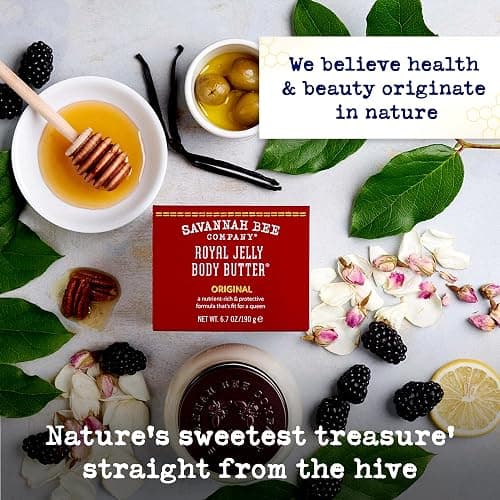Savannah Bee Company Royal Jelly Body Butter - Deep Hydrating Body Butter for Dry Skin thumbnail 6