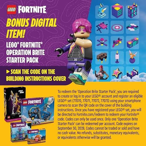 LEGO Fortnite Battle Bus Building Toy - Collectible Fortnite Toy for Kids, Boys & Girls, Ages 10+ - Pretend Play Set with 9 Minifigures from Video Game - Gift for Birthdays - 77073 thumbnail 7