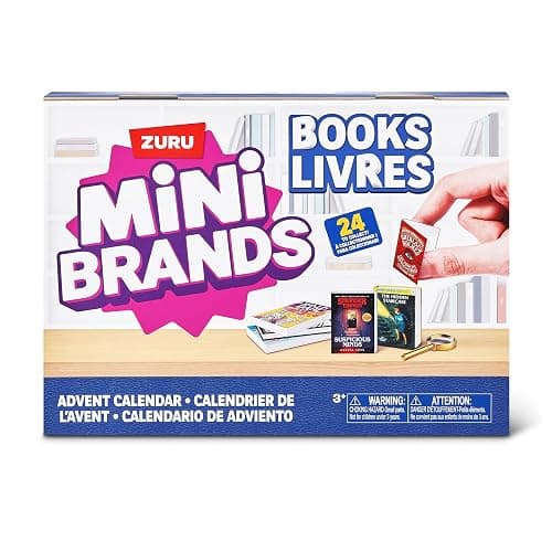 Mini Brands Books Advent Calendar by ZURU, Collectible Seasonal Toys for Girls, Boys, and Collectors thumbnail 2