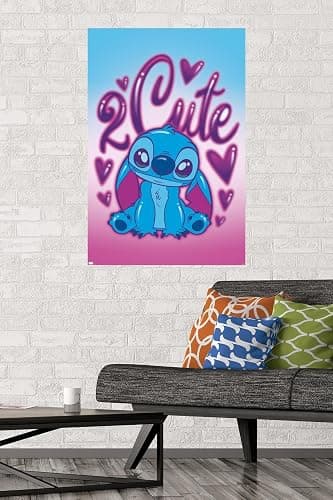 Disney Lilo and Stitch - 2 Cute Wall Poster, 34L" x 22.4W", Unframed Version thumbnail 2