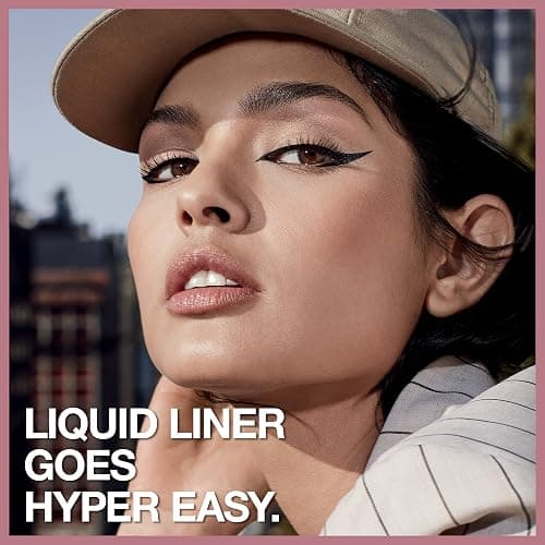 Maybelline Hyper Easy Liquid Pen No-Skip Eyeliner, Satin Finish, Waterproof Formula, Pitch Black, 0.018 Fl Oz thumbnail 10