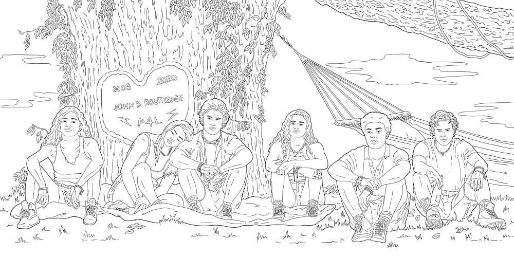 Outer Banks: The Official Coloring Book thumbnail 3