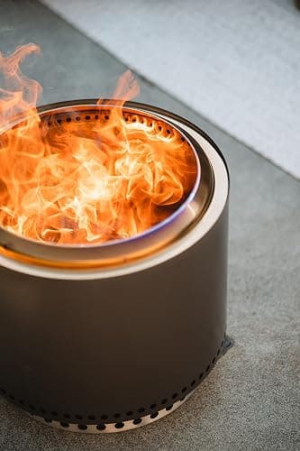Solo Stove Bonfire 2.0 with Stand, 19.5 Inch Smokeless Fire Pit with Removable Ash Pan - Portable Outdoor Fire Pit - Stainless Steel Wood Burning Fireplace, Ideal for 4-6 People, 21.75 lbs, Ash thumbnail 7