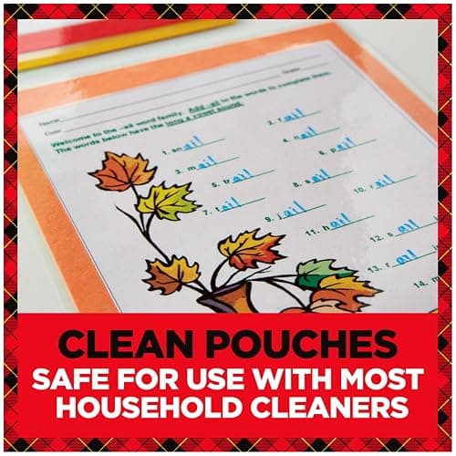 Scotch Thermal Laminating Pouches, 200 Count, Clear, 3 mil., Ideal Office or School Supplies, Fits Letter Sized Paper (8.9 in. × 11.4 in.) thumbnail 6