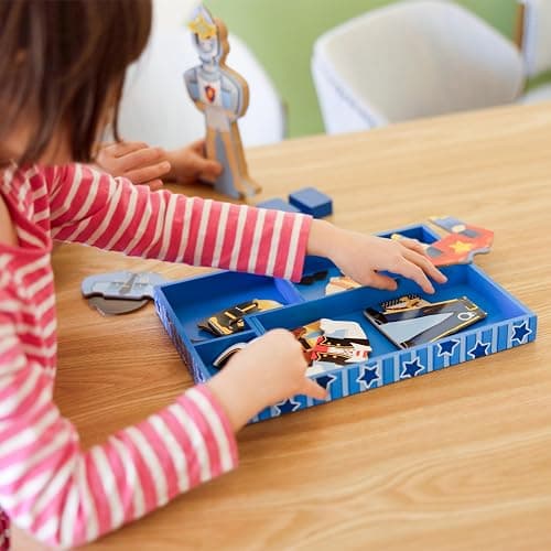 Melissa & Doug Joey Magnetic Wooden Dress-Up Pretend Play Set (25+ pcs) thumbnail 3