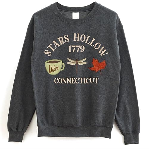 Stars Hollow Connecticut Crewneck Sweatshirt - Fall Vibe Sweater for Fans - Image 1