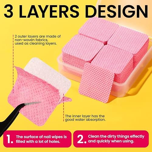 FANDAMEI Gel Nail Polish Remover Tools Kit with Nail Soak Off Clips, Lint Free Nail Wipes, Polish Remover Bottle, Cuticle Nippers, Pusher, Peeler. Cuticle Oil. Nail Files and Buffers, Nail Removal Kit thumbnail 2