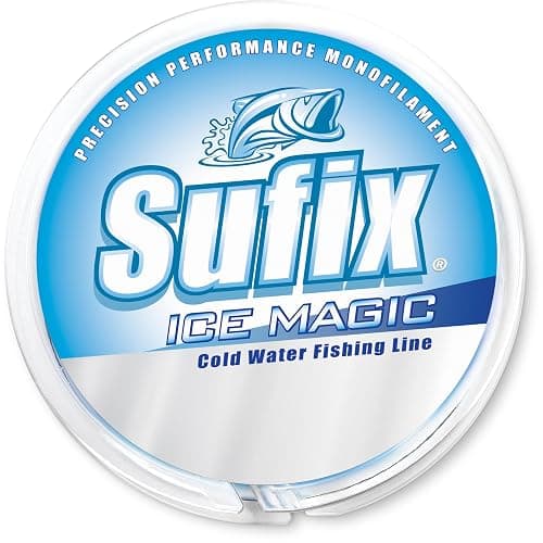Sufix Ice Magic Fishing Line, Low-Temperature, All-Purpose Ice Fishing Monofilament for Smooth Handling and Cold-Weather Performance, 6 LB, Glacier Blue thumbnail 4