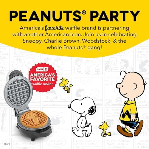 Peanuts x Dash MultiMaker® Mini Maker System (4 Plates: Joe Cool, Flying Ace, Beagle Scout, Waffle) thumbnail 2