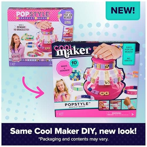 Cool Maker, PopStyle Bracelet Making Kit with 170 Beads, Make & Remake 10 (Packaging May Vary), Arts and Crafts Kids Toys for Ages 7 and up thumbnail 7