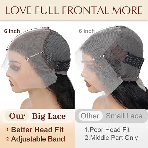 RISBERT 30 Inch 13x6 Lace Front Wigs Human Hair 200 Density Body Wave HD Lace Frontal Wigs Human Hair Pre Plucked with Baby hair Natural Color Glueless Wigs for Women thumbnail 4