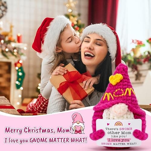 XgiftCreat Mom Gifts Mothers Birthday - Funny Christmas Stocking Stuffers Presents for Mom Birthday Mother's Day from Daughter Son, Cute Xmas Holiday Gnome Gift for Mother Mama Mommy, I Love You Gnome thumbnail 5