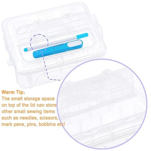 New brothread 40 Colors Compatible with Brother 500m Each Embroidery Machine Thread with Clear Plastic Storage Box for Embroidery Sewing Machine thumbnail 5