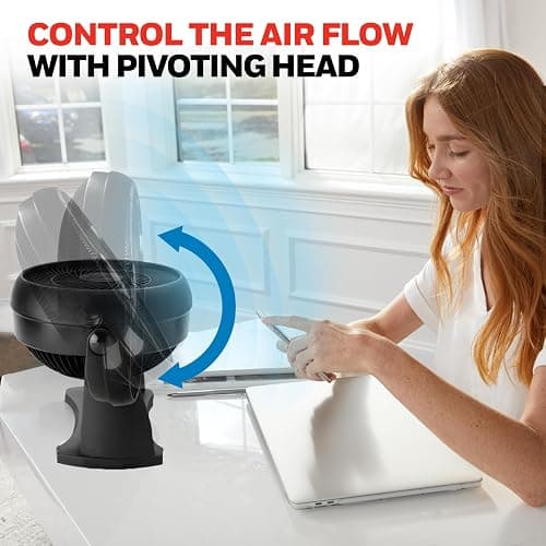 Honeywell HT-900 TurboForce Air Circulator Fan Black thumbnail 6