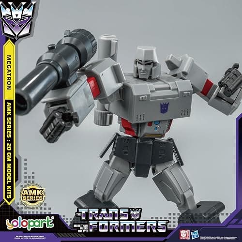 YOLOPARK Megatron Transformer Toys,AMK Series 7.87 Inch Highly Articulated Transformers G1 Action Figures with Weaponry for Adults Boys Girls,No Converting thumbnail 5