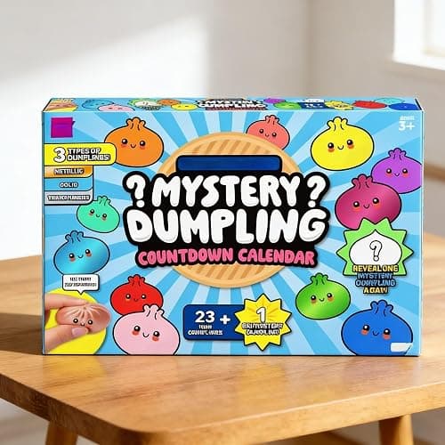 Dumpling Squishies, 2026 Squishies Dumpling Mystery Advent Countdown Calendar, 24 PCS Random Surprise Squishies Toys, Stress Relief Sensory Fidget Toy for Anxiety Relief Hand Relax, Birthday Gifts thumbnail 6
