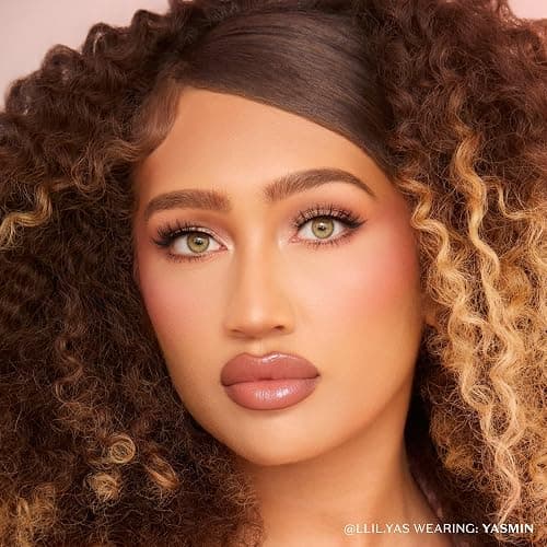 Lilly Lashes BRATZ Collab Yasmin Lash, Self-Adhesive Full Volume Medium Length Rounded Flare, 13mm Boho Criss-Cross Faux Mink, Reusable Press On Lashes, No Glue Needed, 25th Anniversary Limited thumbnail 2