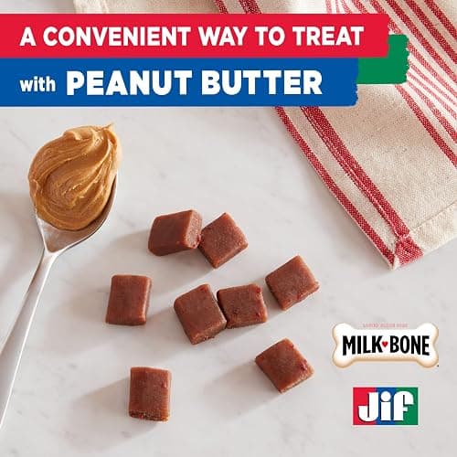Milk-Bone Peanut Buttery Bites Soft Dog Treats with Jif Peanut Butter, 11.8 Ounce Bag thumbnail 4