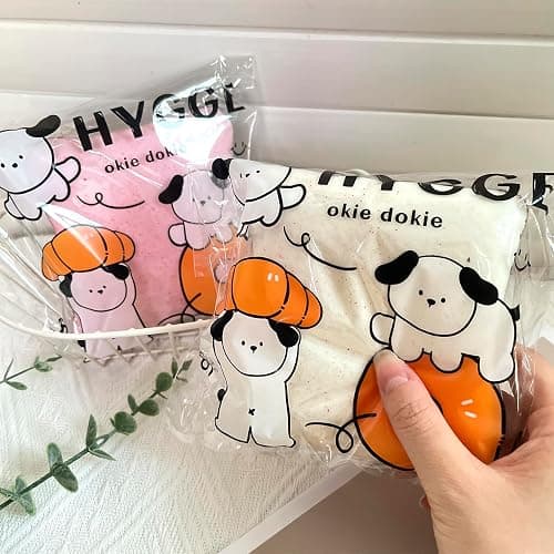Bread Butter Squishy,Slow Rising Squishy，Stress Balls，Stress Relief & Fidget for ADHD，Party Favor Gift (Pink and White) thumbnail 3