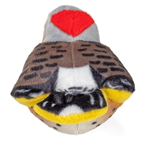 Wild Republic Audubon Northern FlickerPlush with Authentic Bird Sound, Stuffed Animal Toys for Kids and Birders thumbnail 5